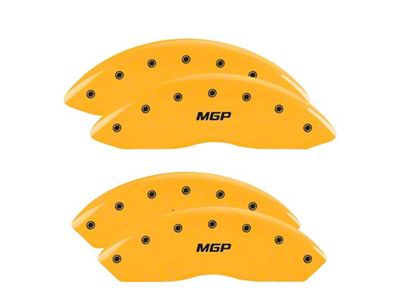 MGP 4 Caliper Covers Engraved Front & Rear Yellow - 34211SYL