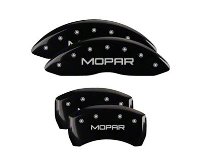 MGP 4 Caliper Covers Engraved Front & Rear Black - 12181S