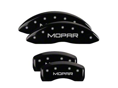 MGP 4 Caliper Covers Engraved Front & Rear Black - 32003S