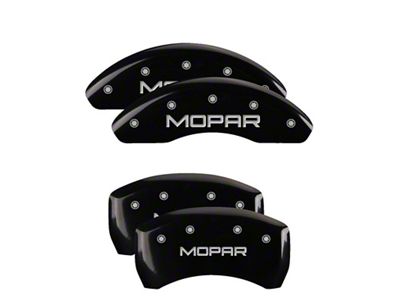 MGP 4 Caliper Covers Engraved Front & Rear Black - 32022S