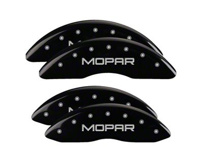 MGP 4 Caliper Covers Engraved Front & Rear Black - 55002S