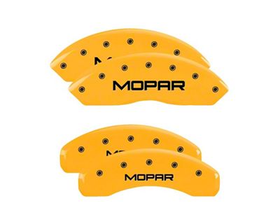 MGP 4 Caliper Covers Engraved Front & Rear Yellow - 12200SMOPYL