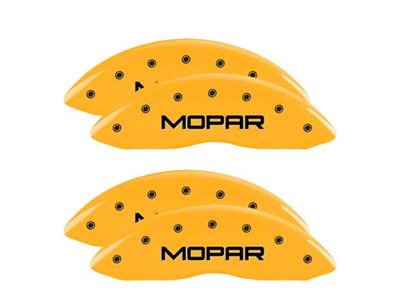 MGP 4 Caliper Covers Engraved Front & Rear Yellow - 12203SMOPYL