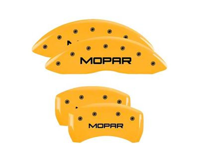 MGP 4 Caliper Covers Engraved Front & Rear Yellow - 32010SMOPYL