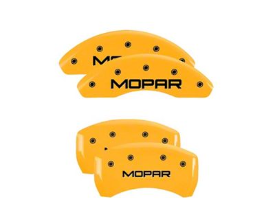 MGP 4 Caliper Covers Engraved Front & Rear Yellow - 32011SMOPYL