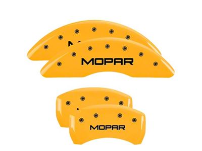 MGP 4 Caliper Covers Engraved Front & Rear Yellow - 42012SMOPYL