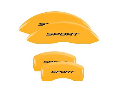 MGP 4 Caliper Covers Engraved Front & Rear No Bolts/Sport - 10241SSP2YL