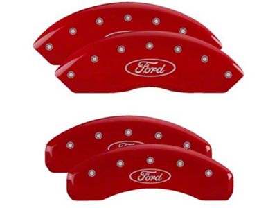 MGP 4 Caliper Covers Engraved Front & Rear Oval Logo/Ford - 10248sfrdrd