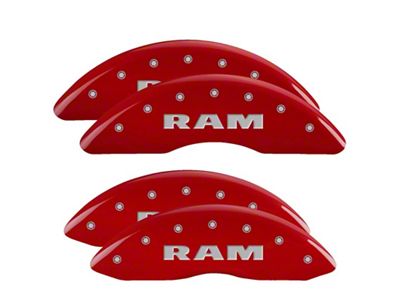 MGP 4 Caliper Covers Engraved Front & Rear RAM Red - 55002SRAMRD