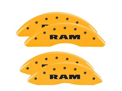 MGP 4 Caliper Covers Engraved Front & Rear Ram Yellow - 12124SRAMYL
