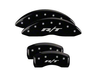 MGP 4 Caliper Covers Engraved Front & Rear RT Black - 12192SRT1BK