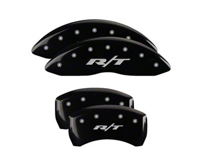 MGP 4 Caliper Covers Engraved Front & Rear RT1-Truck Black - 12162SRT1BK