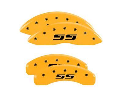 MGP 4 Caliper Covers Engraved Front & Rear Silverado SS - 14002SSS3YL