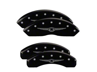MGP 4 Caliper Covers Engraved Front & Rear Style 1/Chrysler - 32021SCW1BK