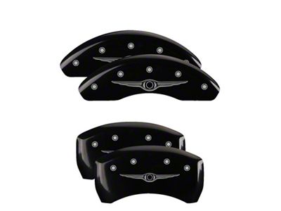 MGP 4 Caliper Covers Engraved Front & Rear Style 1/Chrysler - 32022SCW1BK