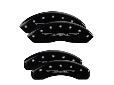 MGP 4 Caliper Covers Engraved Front & Rear Style 2/Chrysler - 32021SCW2BK
