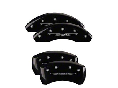 MGP 4 Caliper Covers Engraved Front & Rear Style 2/Chrysler - 32022SCW2BK