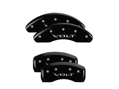 MGP 4 Caliper Covers Engraved Front & Rear Volt Black - 14220SVLTBK