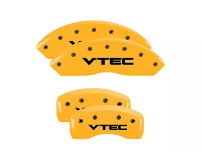 MGP 4 Caliper Covers Engraved Front & Rear Vtech Yellow - 39005SVTCYL