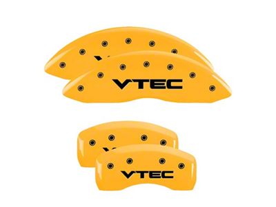 MGP 4 Caliper Covers Engraved Front & Rear Vtech Yellow - 39007SVTCYL