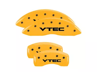 MGP 4 Caliper Covers Engraved Front & Rear Vtech Yellow - 39011SVTCYL