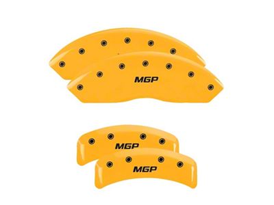 MGP 4 Caliper Covers Engraved Front & Rear Yellow - 54003SYellow