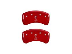 MGP Rear set 2 Caliper Covers Engraved Rear Snake Red