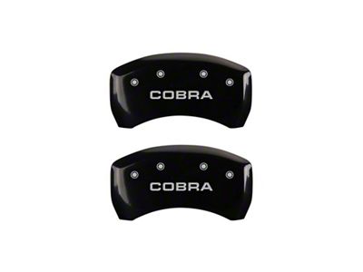 MGP Rear set 2 Caliper Covers Engraved Rear Cobra Black - 10010RCOBBK