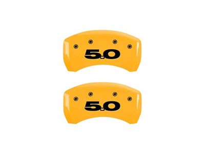MGP Rear set 2 Caliper Covers Engraved Rear 50 Yellow - 10010RM50YL