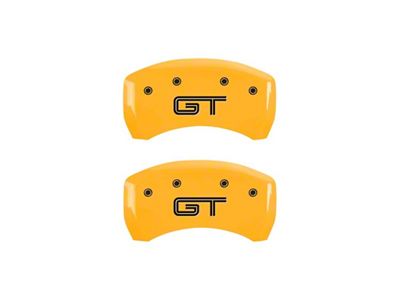 MGP Rear set 2 Caliper Covers Engraved Rear S197/GT Yellow - 10010RMG2YL