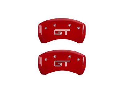 MGP Rear set 2 Caliper Covers Engraved Rear GT Red - 10010RMGTRD