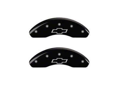 MGP Front set 2 Caliper Covers Engraved Front Bowtie Black - 14001FBOWBK