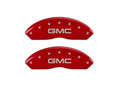 MGP Front set 2 Caliper Covers Engraved Front Red - 34012FGMCRD