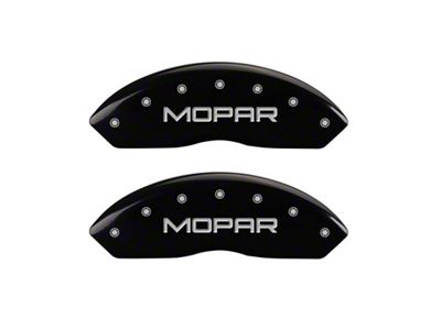 MGP Front set 2 Caliper Covers Engraved Front Black - 42009FMOPBK