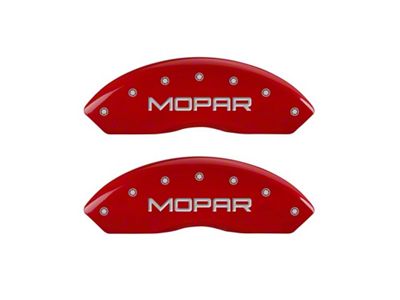 MGP Front set 2 Caliper Covers Engraved Front Red - 42009FMOPRD