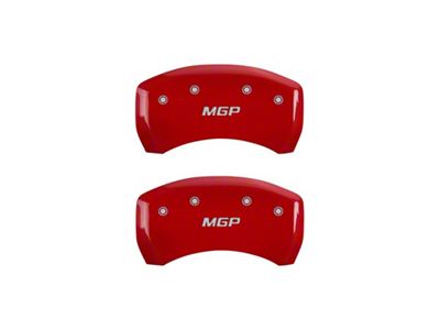 MGP Rear set 2 Caliper Covers Engraved Rear Red - 10010RMGPRD