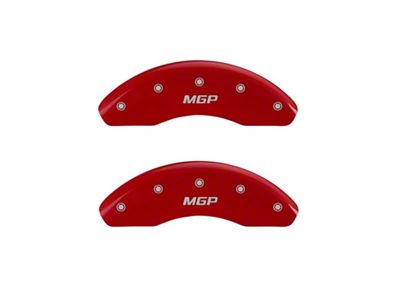 MGP Front set 2 Caliper Covers Engraved Front Red - 20210FMGPRD