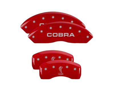 MGP 4 Caliper Covers Engraved Front Cobra Engraved Rear Snake - 10017SCNKRD