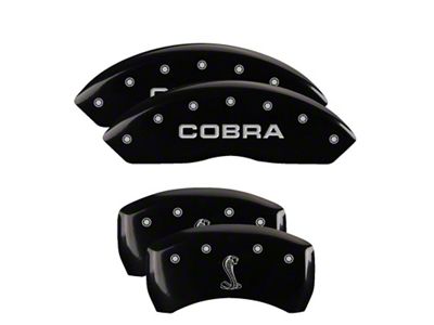 MGP 4 Caliper Covers Engraved Front Cobra Engraved Rear Snake - 10197SCNKBK