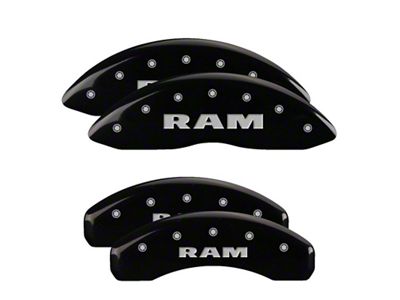 MGP 4 Caliper Covers Engraved Front & Rear RAM Black - 12043SRAMBK