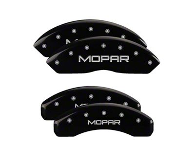 MGP 4 Caliper Covers Engraved Front & Rear Black - 12059S