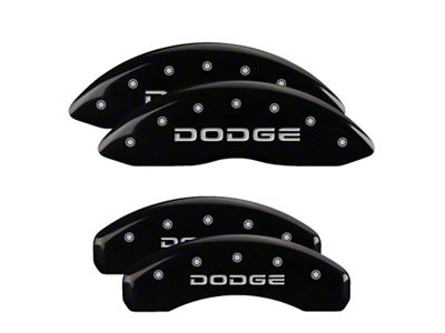 MGP 4 Caliper Covers Engraved Front & Rear Broken D/Dodge - 12134SDODBK