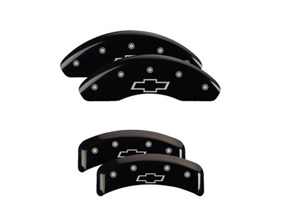 MGP 4 Caliper Covers Engraved Front & Rear Bowtie Black - 14026SBOWBK