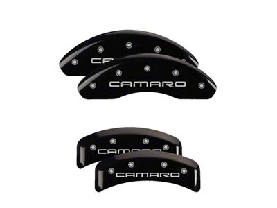 MGP 4 Caliper Covers Engraved Front & Rear Gen 4/Camaro - 14026SCA4BK