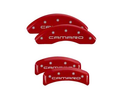 MGP 4 Caliper Covers Engraved Front & Rear Gen 4/Camaro - 14026SCA4RD