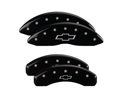 MGP 4 Caliper Covers Engraved Front & Rear Bowtie Black - 14030SBOWBK