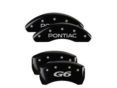 MGP 4 Caliper Covers Engraved Front Engraved Rear G6 - 18025SPG6BK