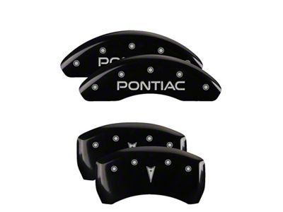 MGP 4 Caliper Covers Engraved Front Engraved Rear Arrow - 18025SPONBK