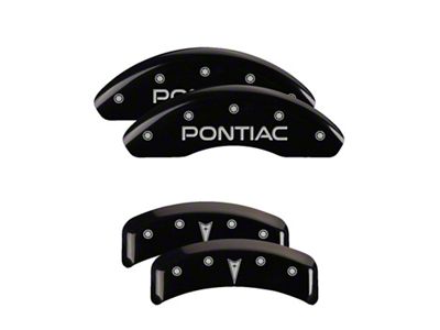MGP 4 Caliper Covers Engraved Front Engraved Rear Arrow - 18027SPONBK