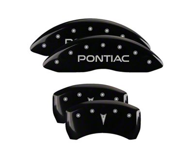 MGP 4 Caliper Covers 98-02 Pontiac Firebird Ex WS6 Front - 18028SPONBK